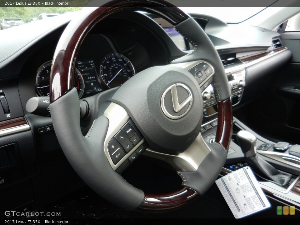 Black Interior Steering Wheel for the 2017 Lexus ES 350 #116043573