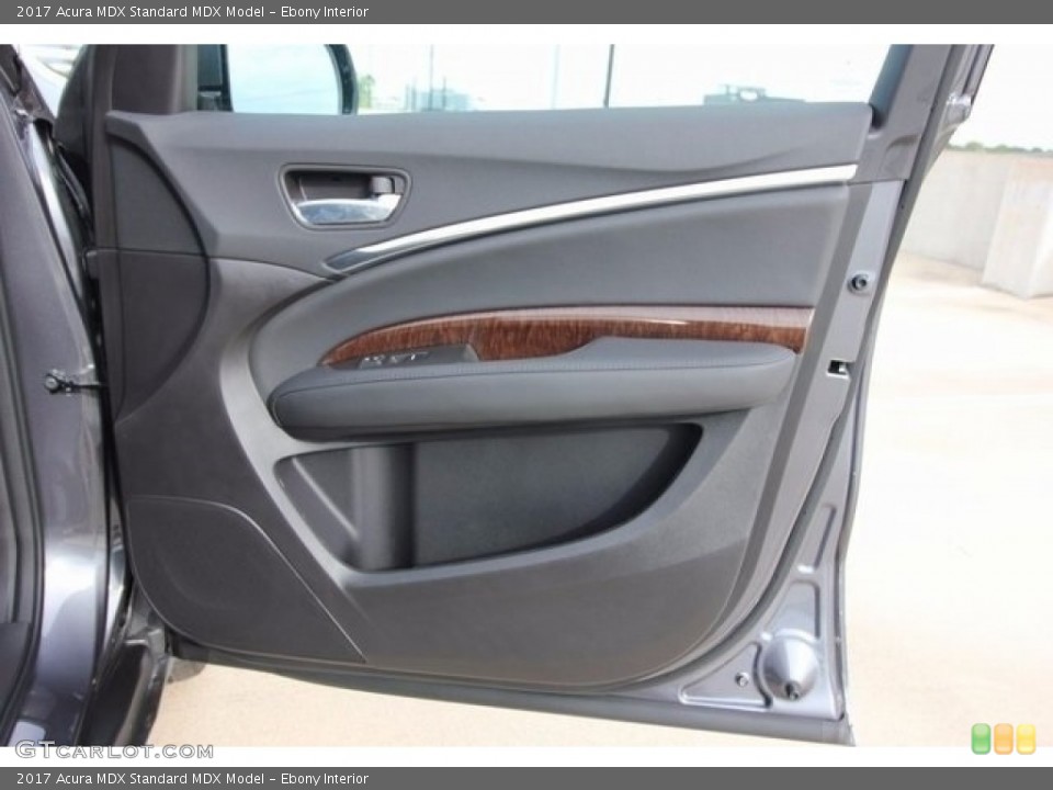 Ebony Interior Door Panel for the 2017 Acura MDX  #116044377