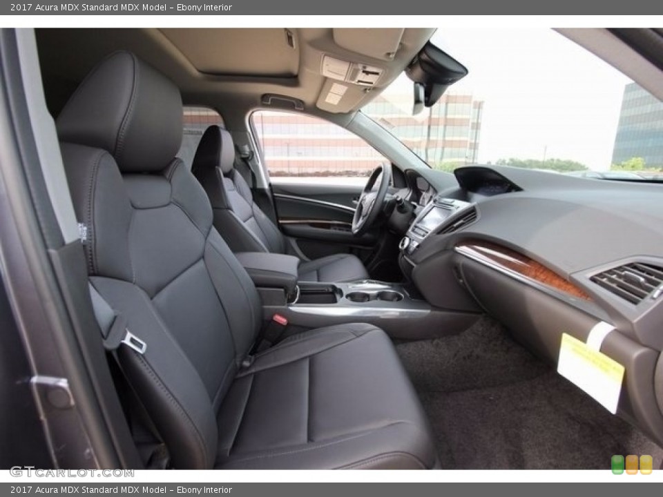 Ebony Interior Front Seat for the 2017 Acura MDX  #116044389