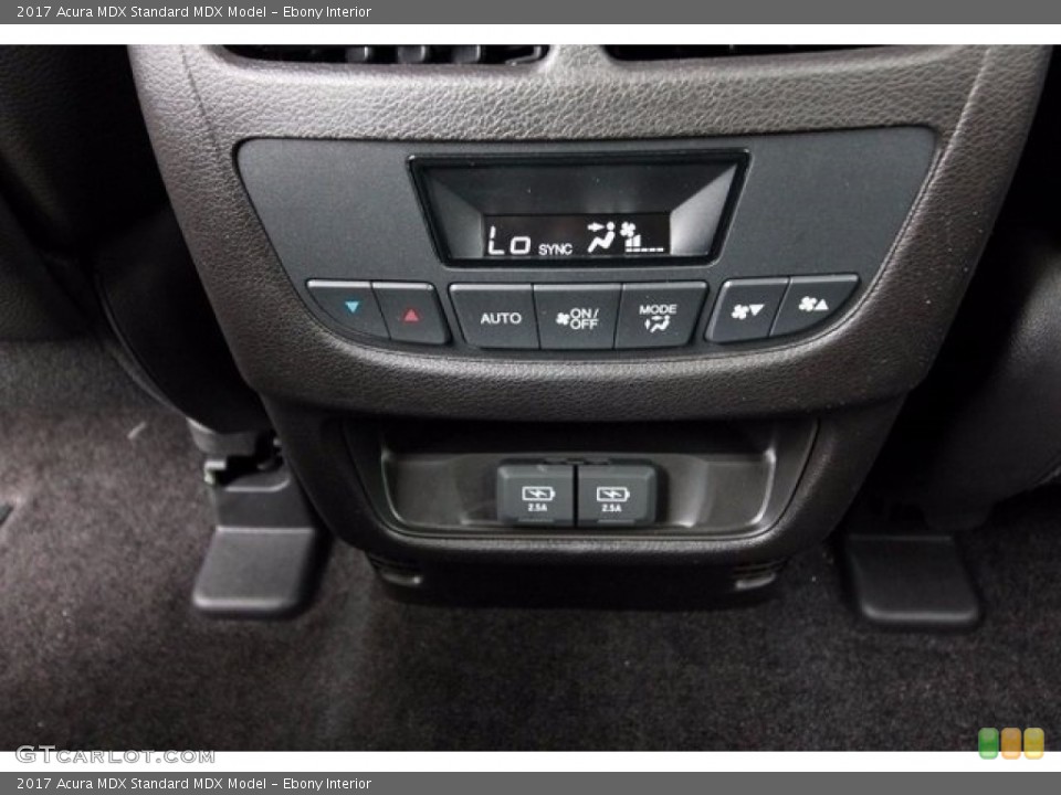 Ebony Interior Controls for the 2017 Acura MDX  #116044422