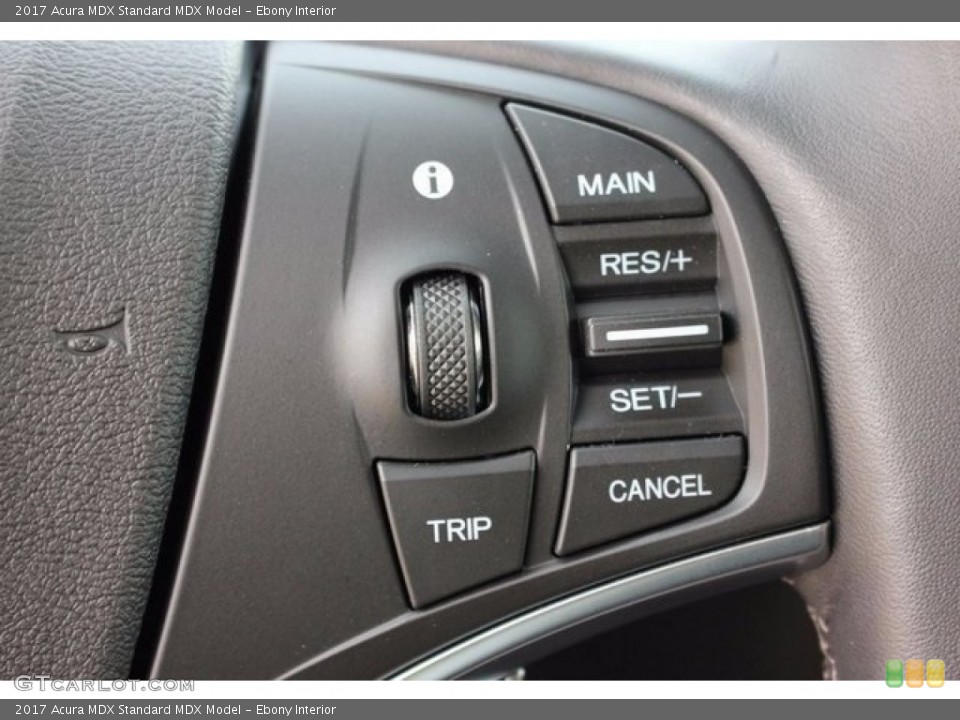 Ebony Interior Controls for the 2017 Acura MDX  #116044614