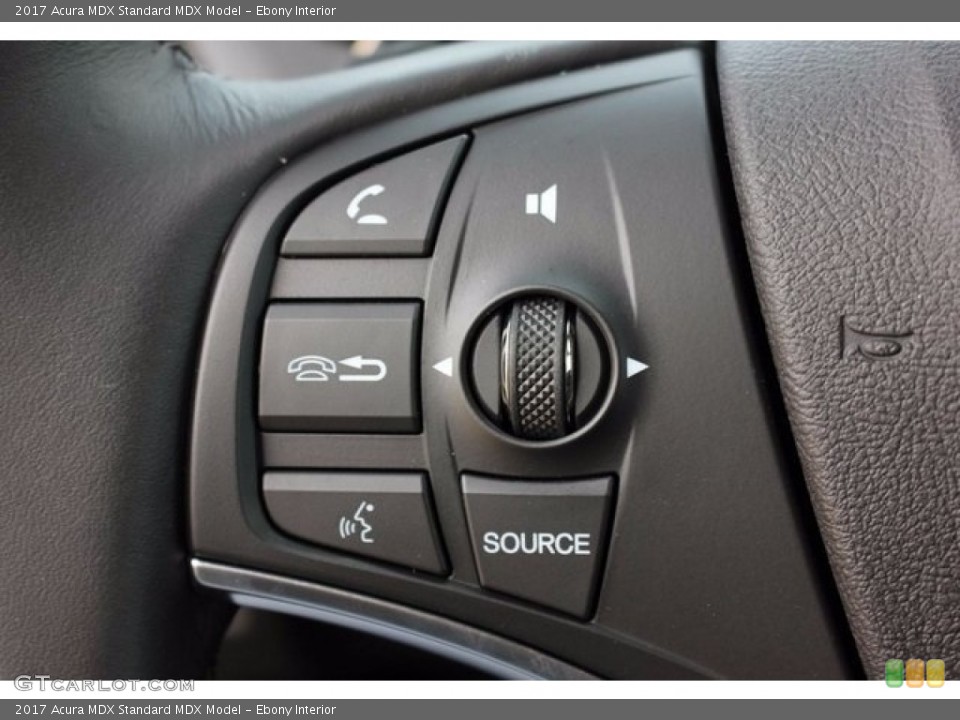 Ebony Interior Controls for the 2017 Acura MDX  #116044653