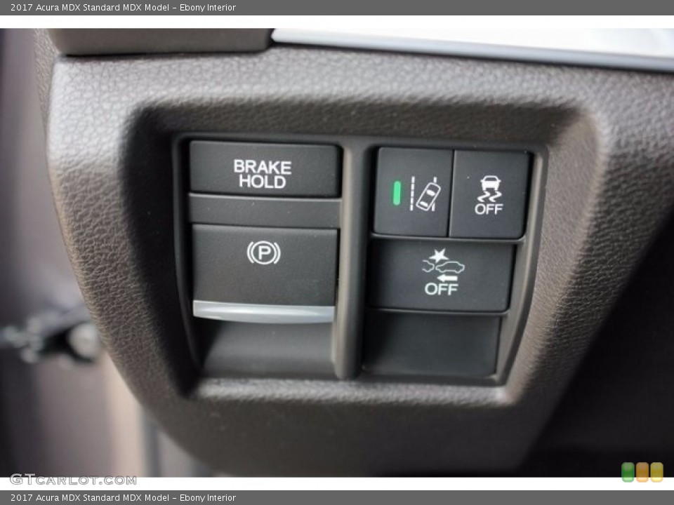 Ebony Interior Controls for the 2017 Acura MDX  #116044658