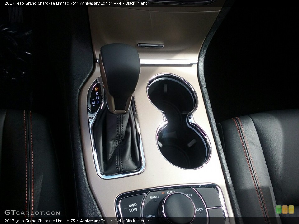 Black Interior Transmission for the 2017 Jeep Grand Cherokee Limited 75th Annivesary Edition 4x4 #116044722