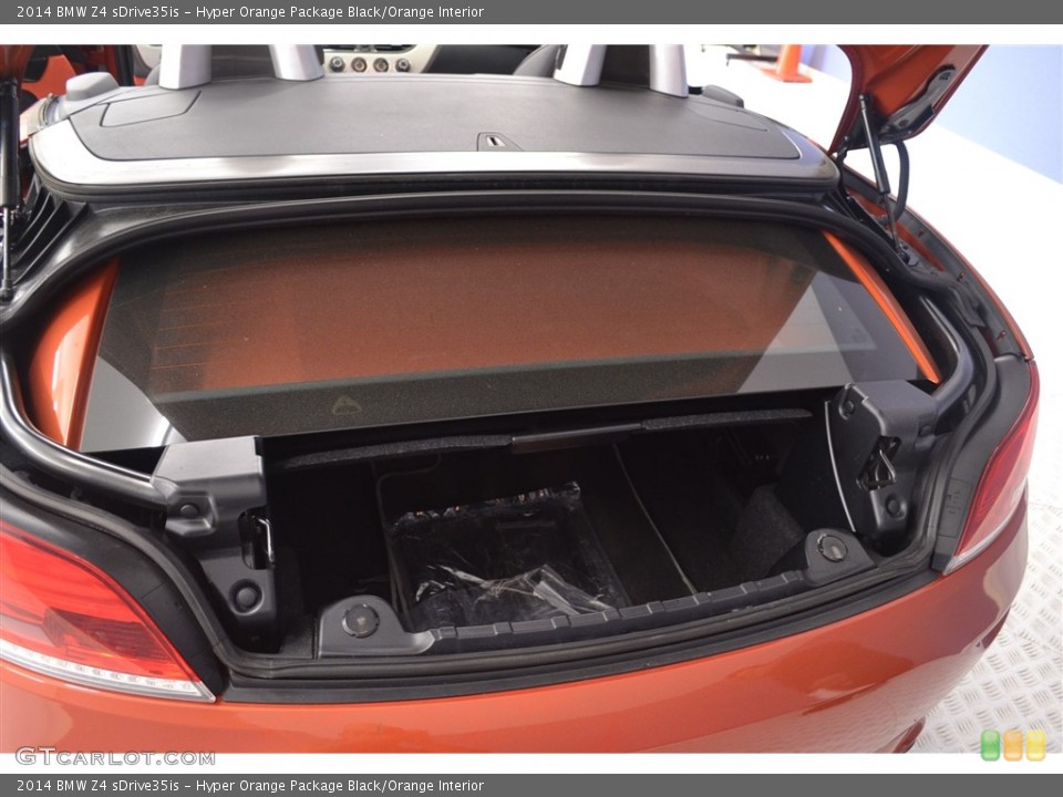 Hyper Orange Package Black/Orange Interior Trunk for the 2014 BMW Z4 sDrive35is #116045508