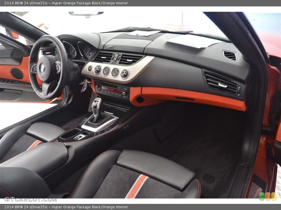 Hyper Orange Package Black/Orange Interior Dashboard for the 2014 BMW Z4 sDrive35is #116045526