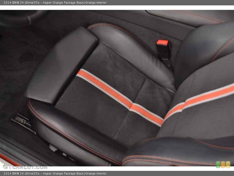 Hyper Orange Package Black/Orange 2014 BMW Z4 Interiors