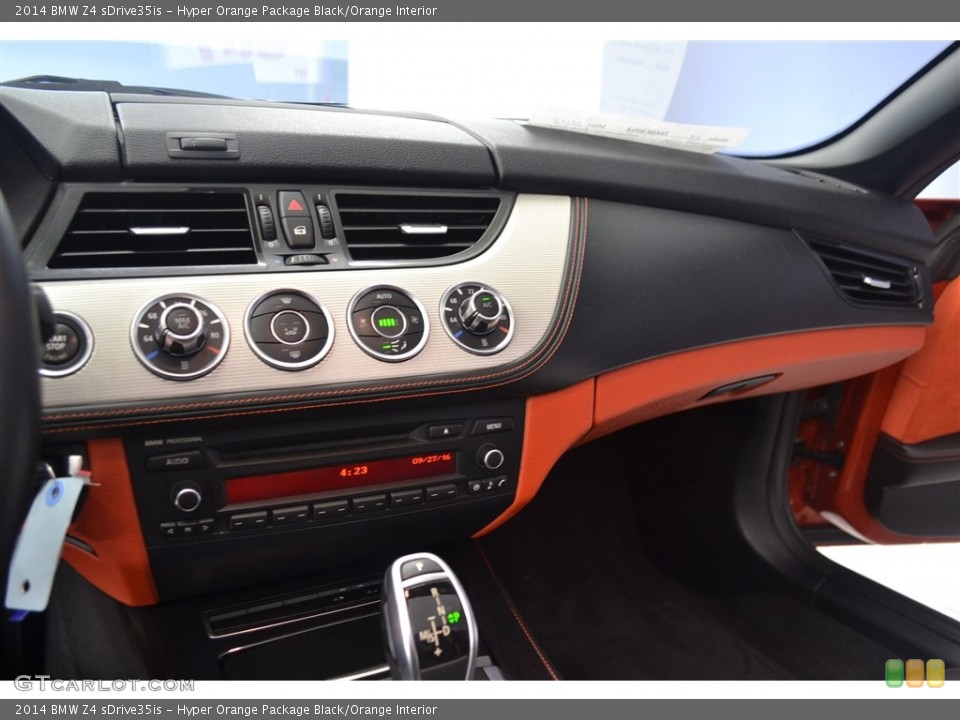 Hyper Orange Package Black/Orange Interior Dashboard for the 2014 BMW Z4 sDrive35is #116045610