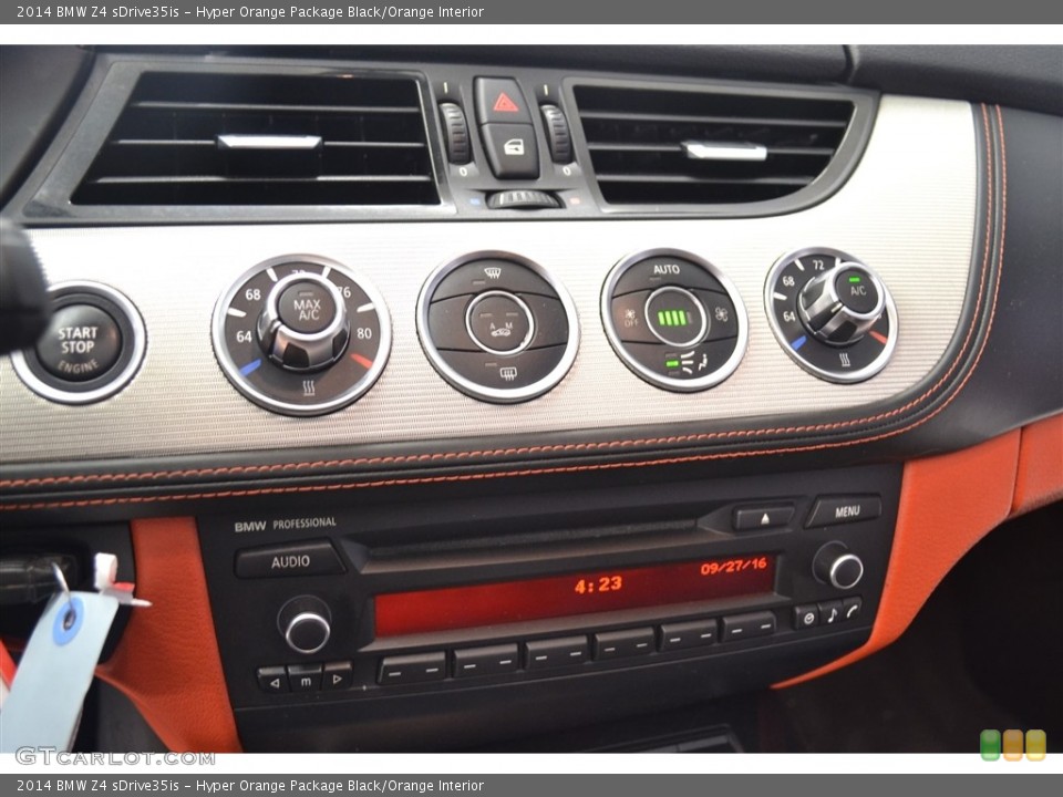 Hyper Orange Package Black/Orange Interior Controls for the 2014 BMW Z4 sDrive35is #116045652