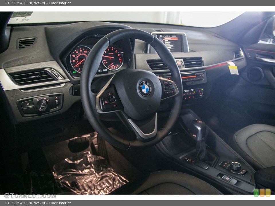 Black Interior Dashboard for the 2017 BMW X1 sDrive28i #116048391