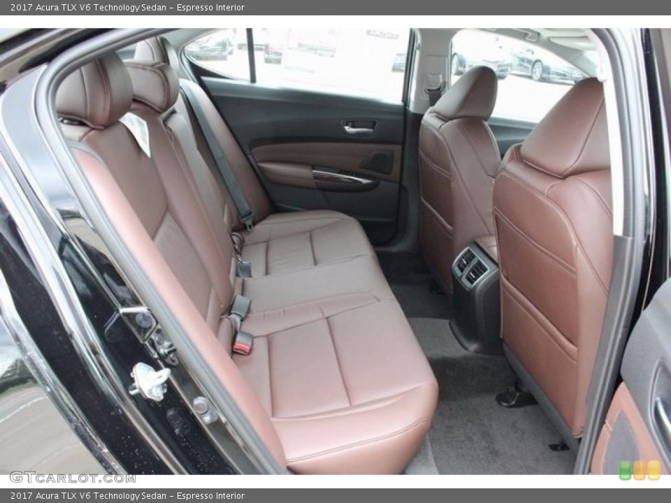 Espresso Interior Rear Seat for the 2017 Acura TLX V6 Technology Sedan #116049141