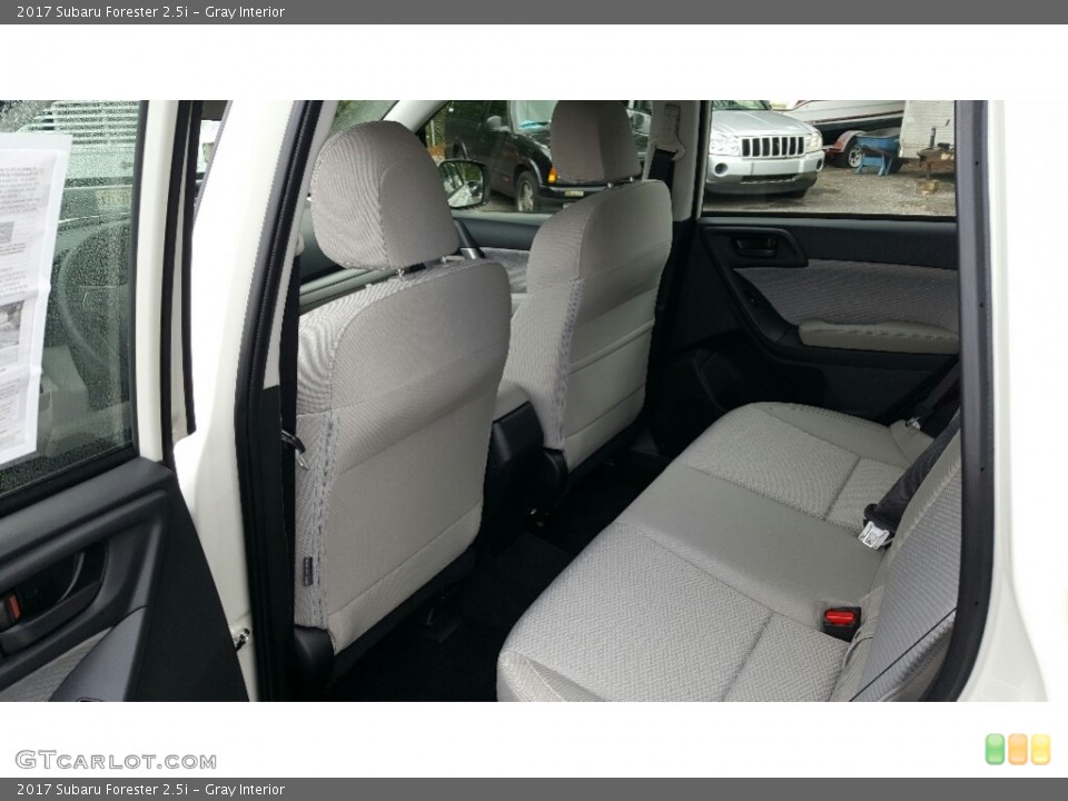 Gray Interior Rear Seat for the 2017 Subaru Forester 2.5i #116050632
