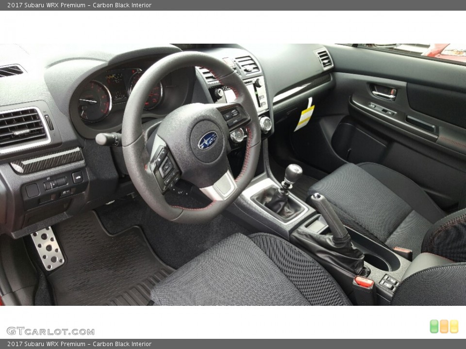 Carbon Black Interior Photo for the 2017 Subaru WRX Premium #116050665
