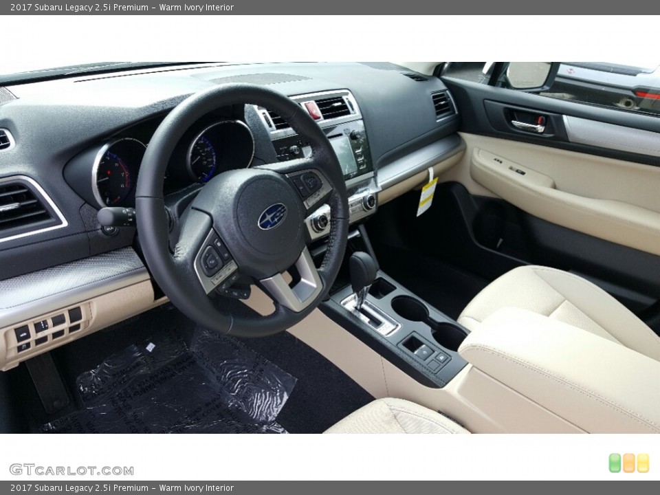 Warm Ivory Interior Photo for the 2017 Subaru Legacy 2.5i Premium #116050725
