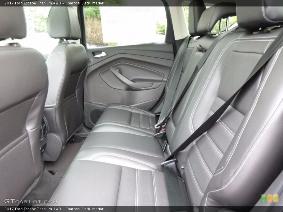 Charcoal Black Interior Rear Seat for the 2017 Ford Escape Titanium 4WD #116051509
