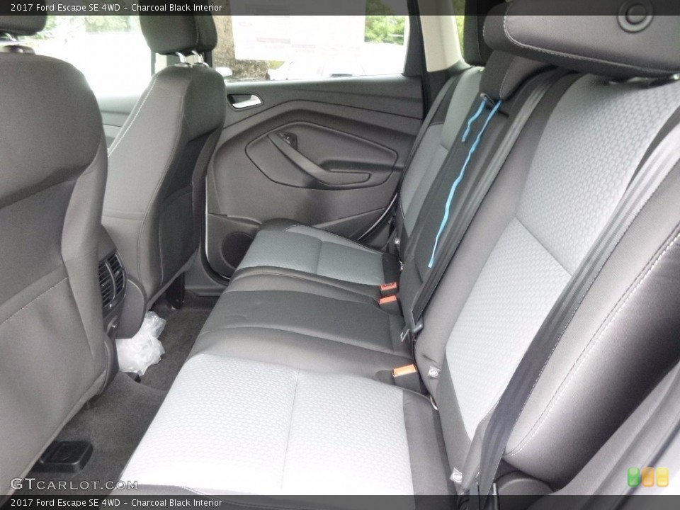 Charcoal Black Interior Rear Seat for the 2017 Ford Escape SE 4WD #116053513