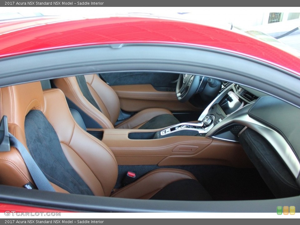 Saddle Interior Front Seat for the 2017 Acura NSX  #116055151