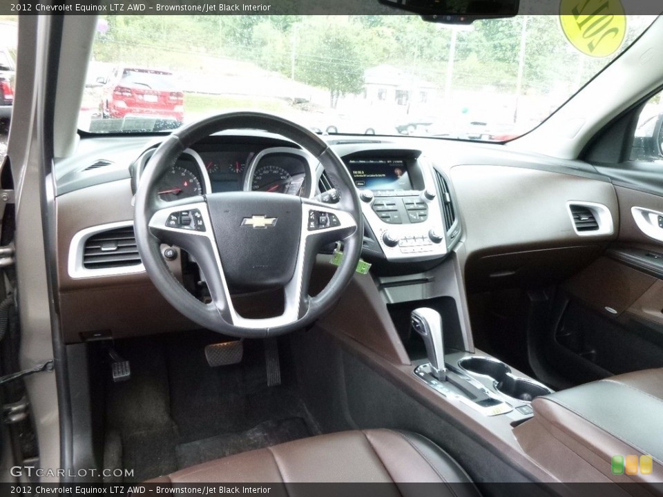 Brownstone/Jet Black Interior Photo for the 2012 Chevrolet Equinox LTZ AWD #116056600