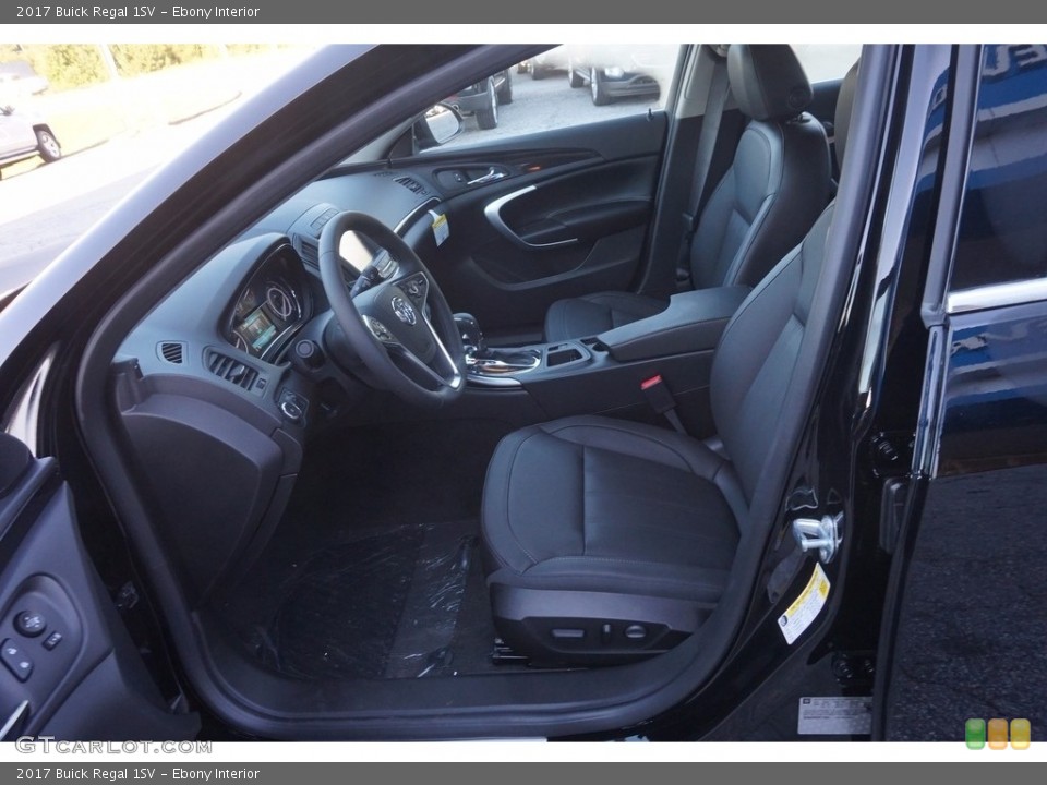 Ebony Interior Photo for the 2017 Buick Regal 1SV #116067628