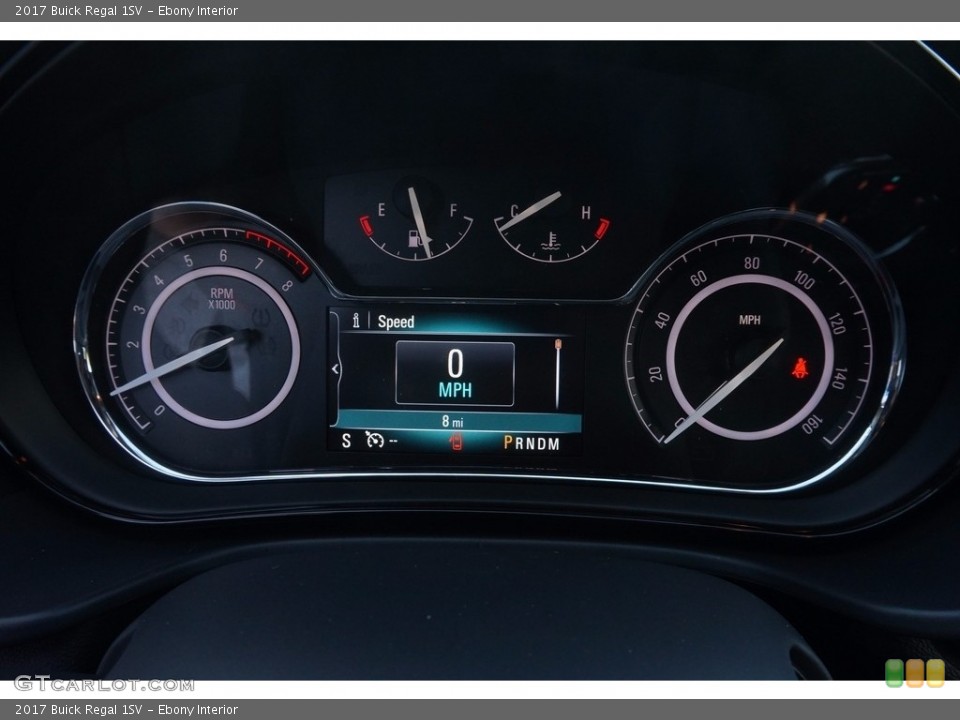 Ebony Interior Gauges for the 2017 Buick Regal 1SV #116067727