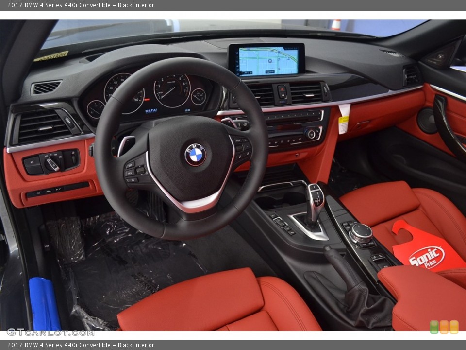 Black Interior Photo for the 2017 BMW 4 Series 440i Convertible #116072050