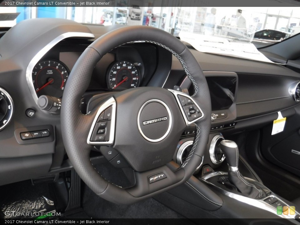 Jet Black Interior Dashboard for the 2017 Chevrolet Camaro LT Convertible #116072751