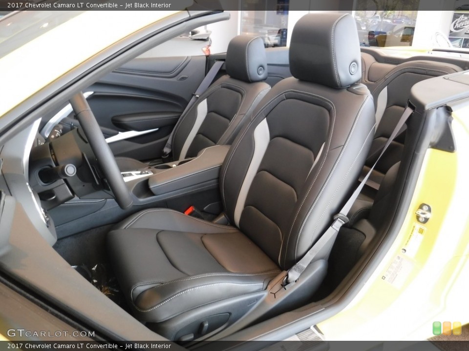 Jet Black Interior Front Seat for the 2017 Chevrolet Camaro LT Convertible #116072767