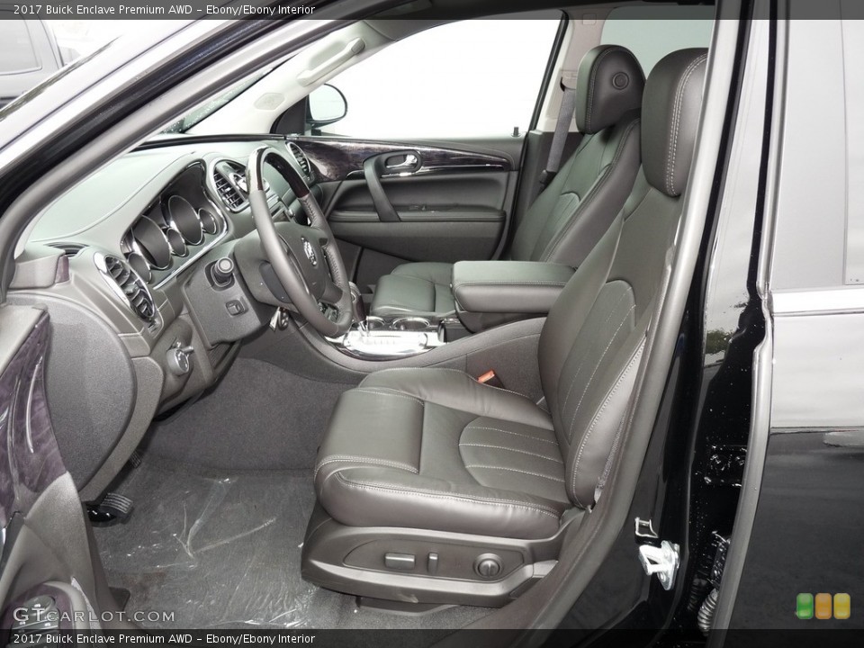 Ebony/Ebony Interior Photo for the 2017 Buick Enclave Premium AWD #116077712