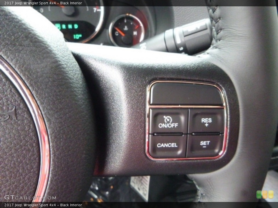 Black Interior Controls for the 2017 Jeep Wrangler Sport 4x4 #116079233