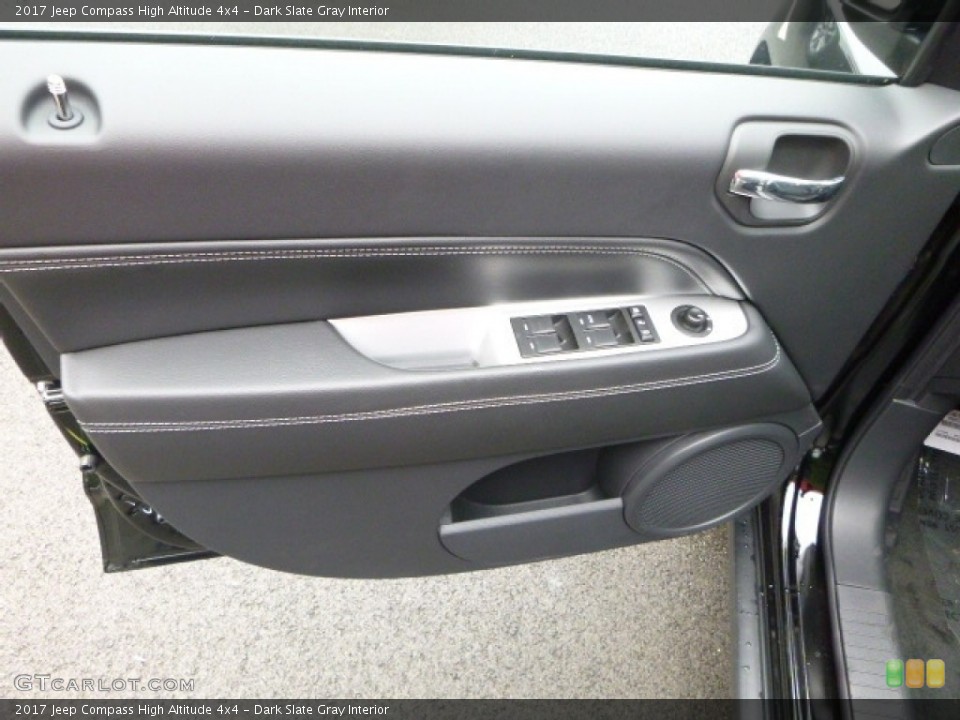 Dark Slate Gray Interior Door Panel for the 2017 Jeep Compass High Altitude 4x4 #116079683