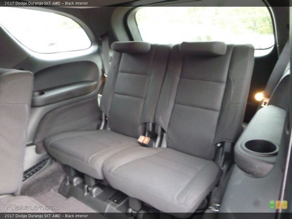 Black Interior Rear Seat for the 2017 Dodge Durango SXT AWD #116080061