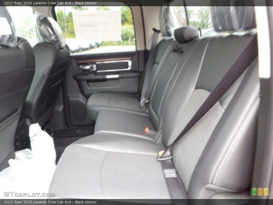 Black Interior Rear Seat for the 2017 Ram 1500 Laramie Crew Cab 4x4 #116080121