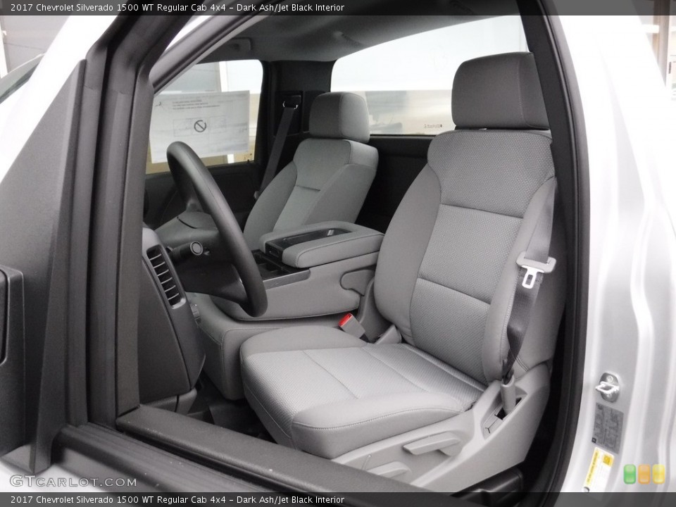 Dark Ash/Jet Black Interior Front Seat for the 2017 Chevrolet Silverado 1500 WT Regular Cab 4x4 #116080919