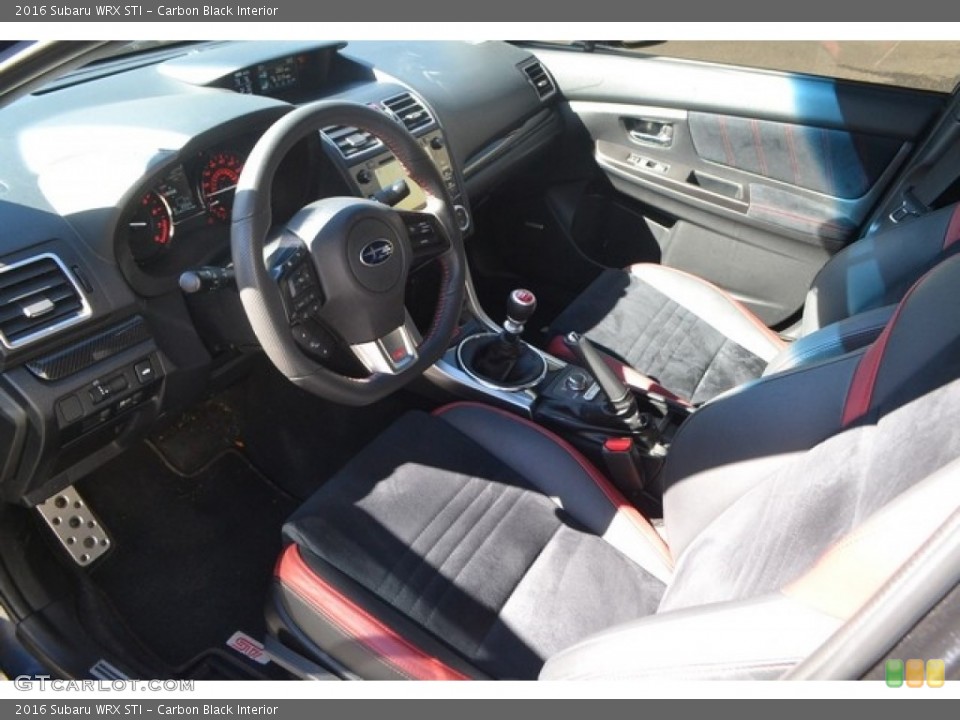 Carbon Black Interior Front Seat for the 2016 Subaru WRX STI #116082740