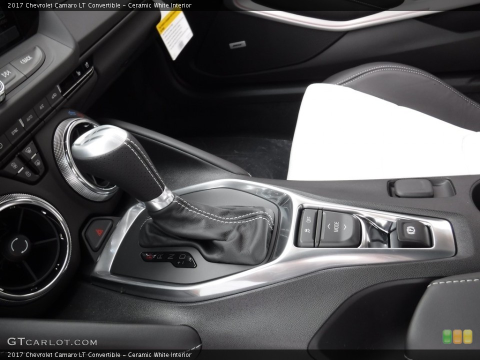 Ceramic White Interior Transmission for the 2017 Chevrolet Camaro LT Convertible #116082944