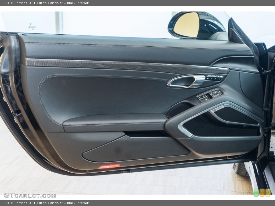Black Interior Door Panel for the 2016 Porsche 911 Turbo Cabriolet #116088869