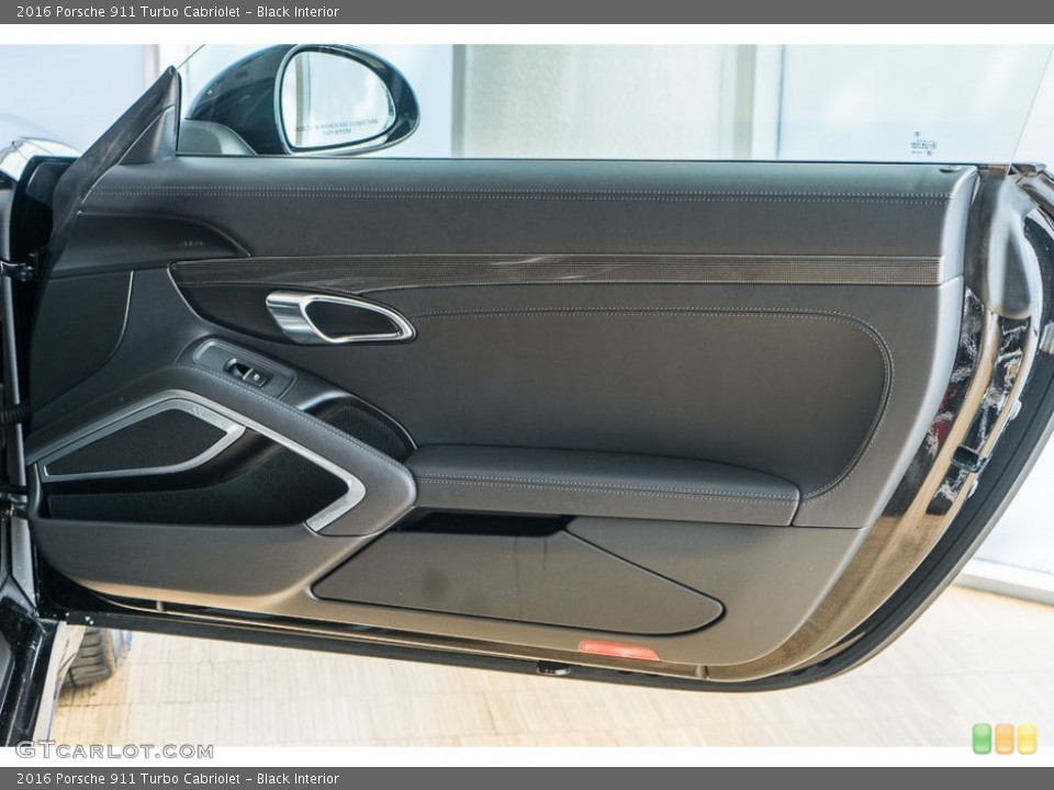 Black Interior Door Panel for the 2016 Porsche 911 Turbo Cabriolet #116088938