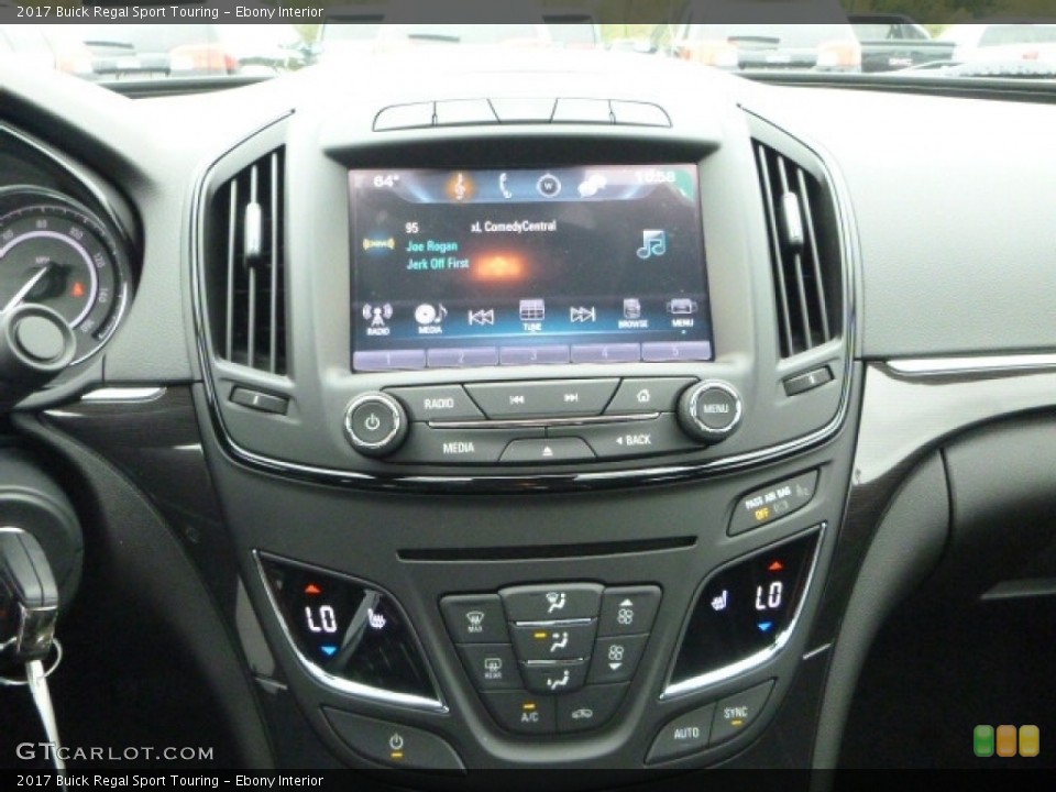 Ebony Interior Controls for the 2017 Buick Regal Sport Touring #116090066