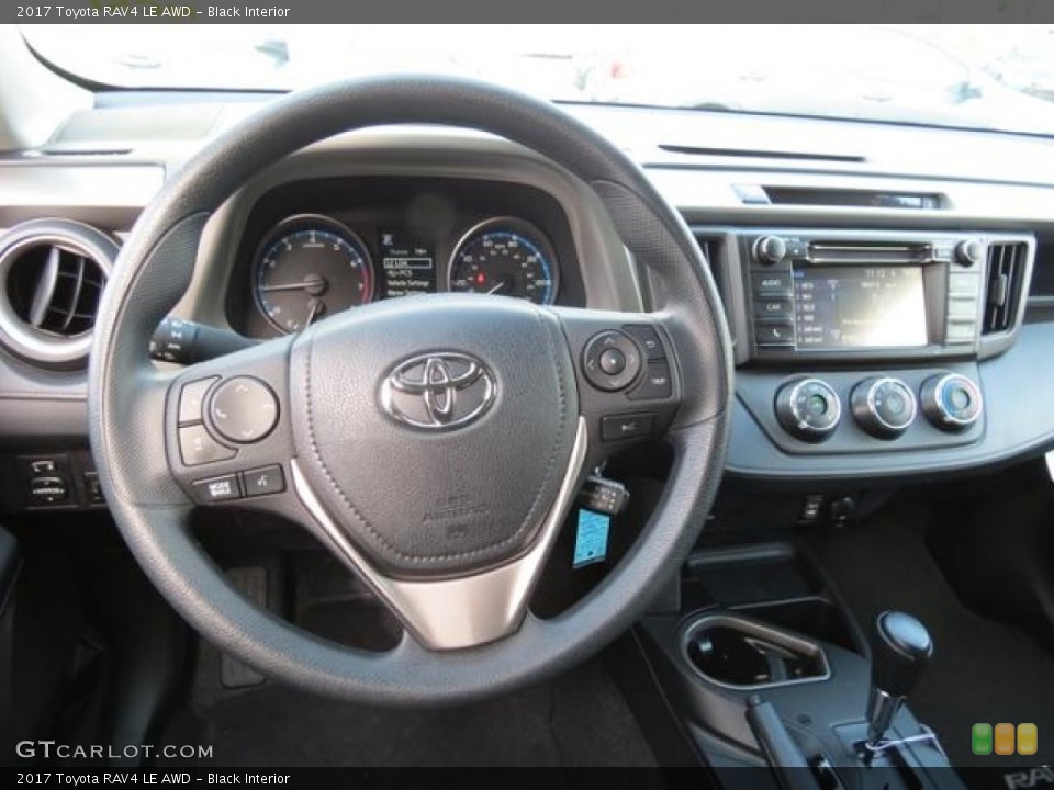 Black Interior Steering Wheel for the 2017 Toyota RAV4 LE AWD #116092463