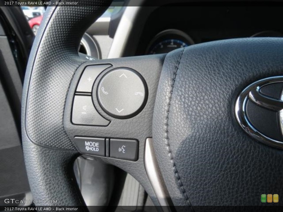Black Interior Controls for the 2017 Toyota RAV4 LE AWD #116092577