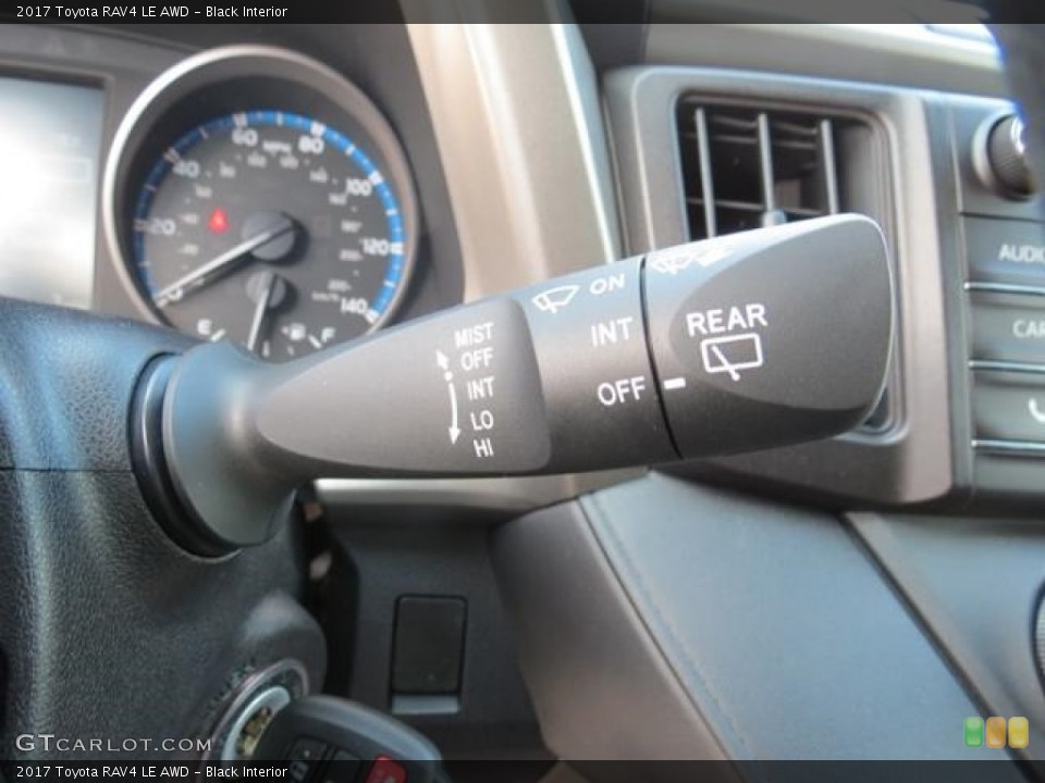 Black Interior Controls for the 2017 Toyota RAV4 LE AWD #116092643