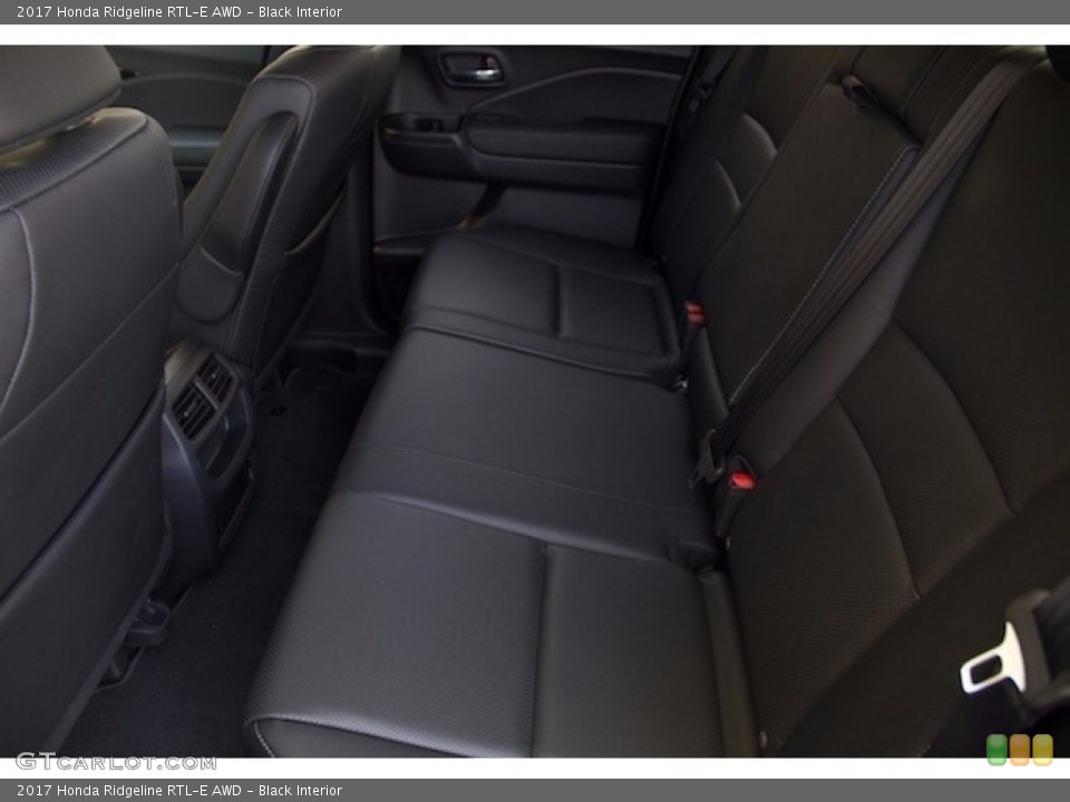 Black Interior Rear Seat for the 2017 Honda Ridgeline RTL-E AWD #116097572