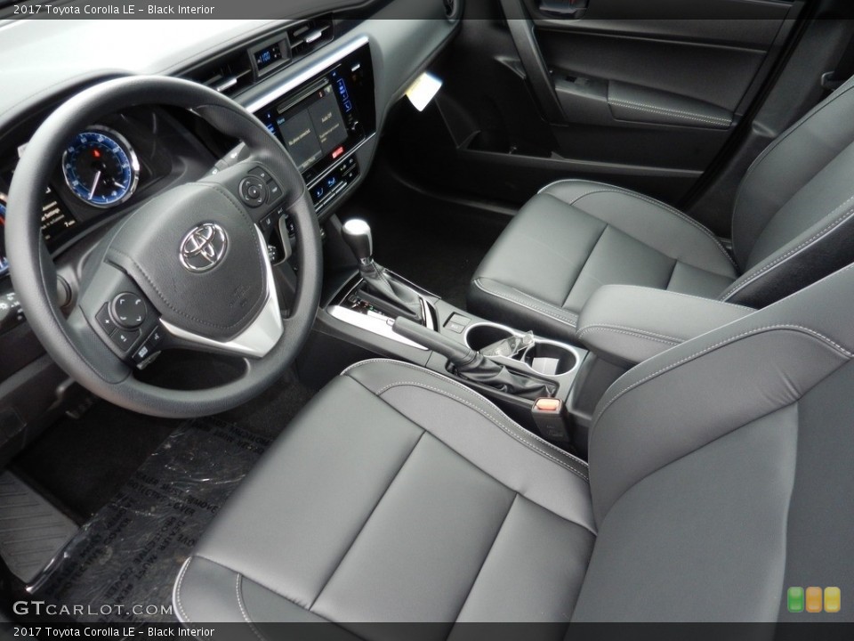 Black Interior Photo for the 2017 Toyota Corolla LE #116100149