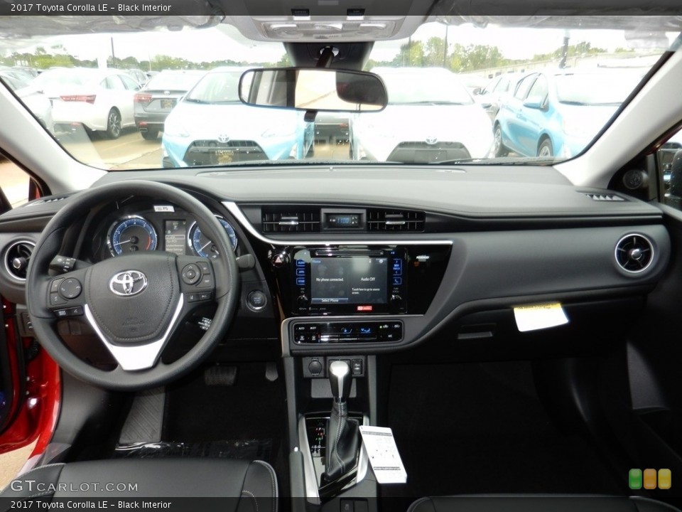Black Interior Dashboard for the 2017 Toyota Corolla LE #116100152