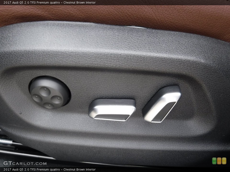 Chestnut Brown Interior Controls for the 2017 Audi Q5 2.0 TFSI Premium quattro #116101743