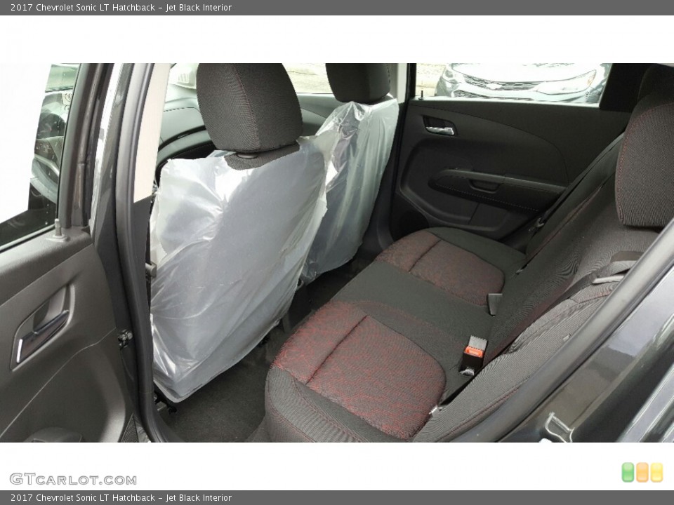 Jet Black Interior Rear Seat for the 2017 Chevrolet Sonic LT Hatchback #116102439