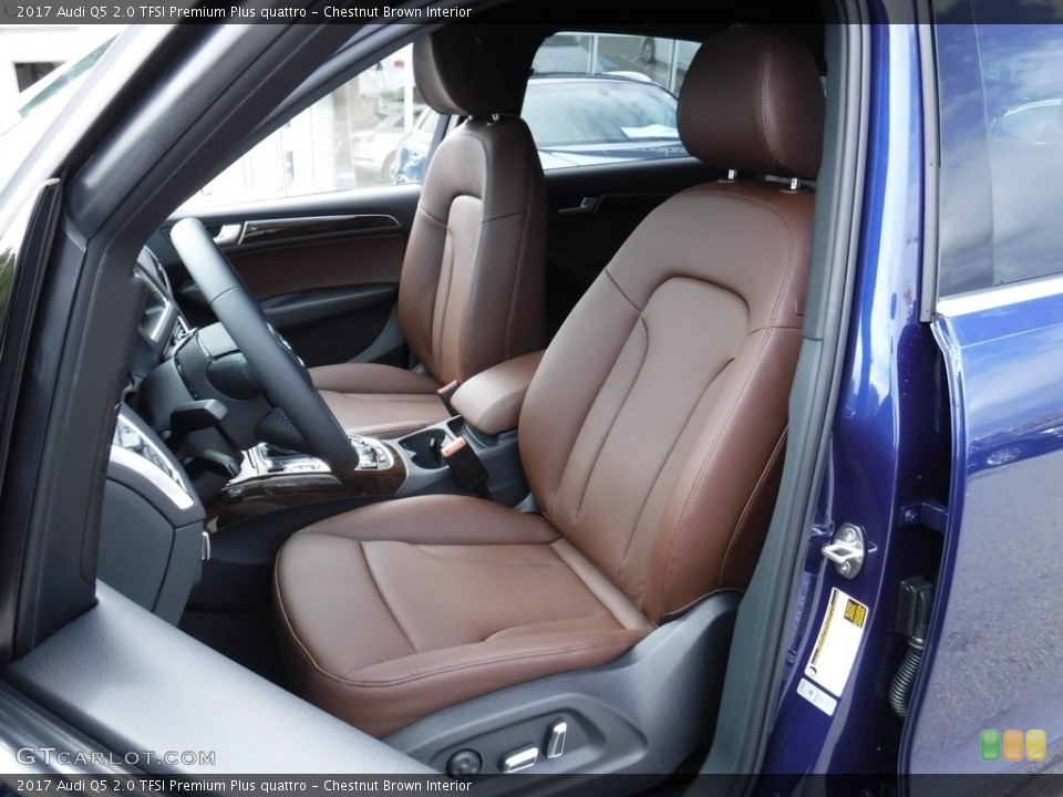 Chestnut Brown Interior Front Seat for the 2017 Audi Q5 2.0 TFSI Premium Plus quattro #116103687