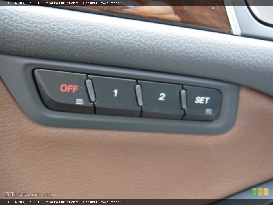 Chestnut Brown Interior Controls for the 2017 Audi Q5 2.0 TFSI Premium Plus quattro #116103759