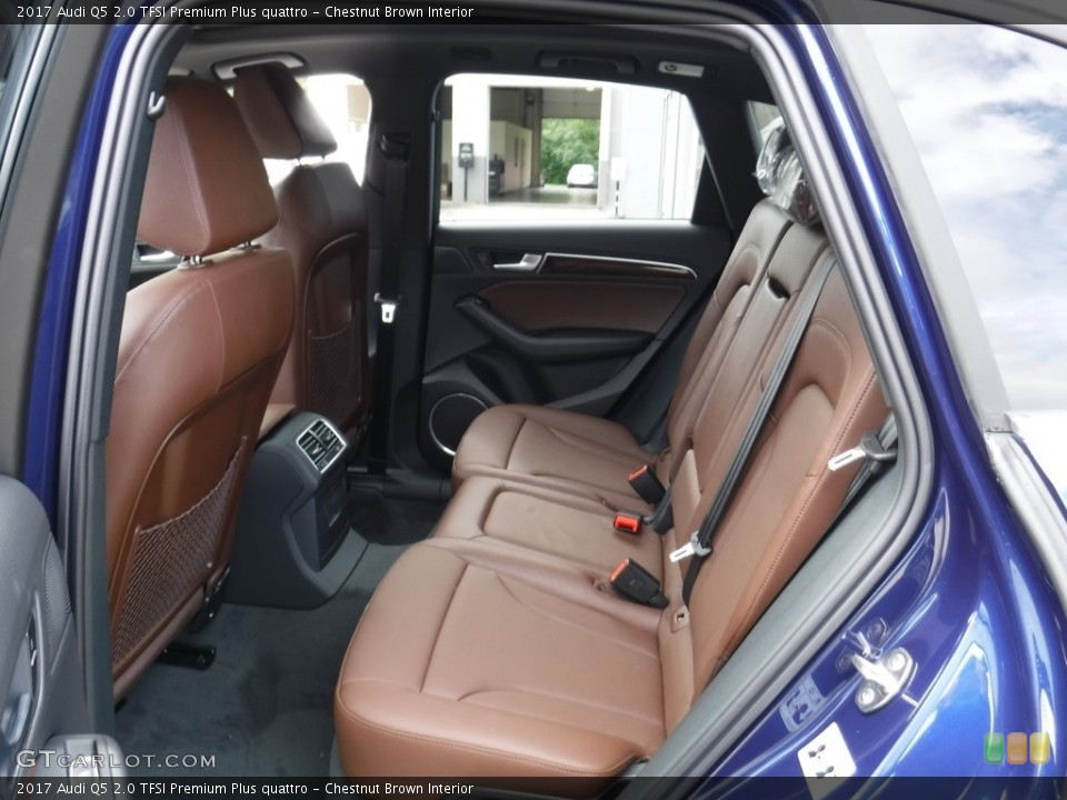 Chestnut Brown Interior Rear Seat for the 2017 Audi Q5 2.0 TFSI Premium Plus quattro #116104017