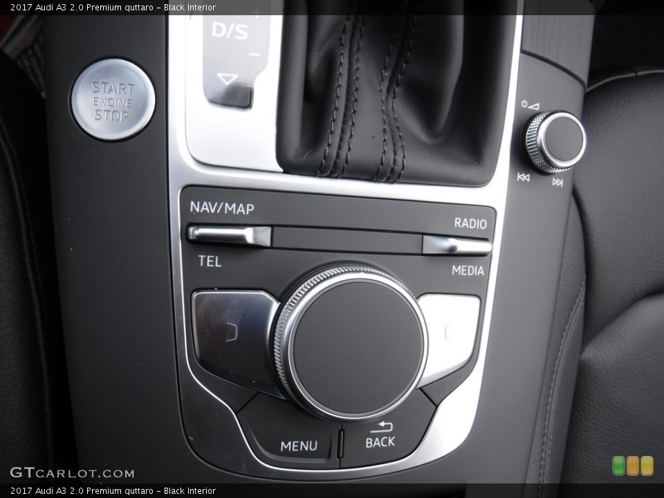Black Interior Controls for the 2017 Audi A3 2.0 Premium quttaro #116105802
